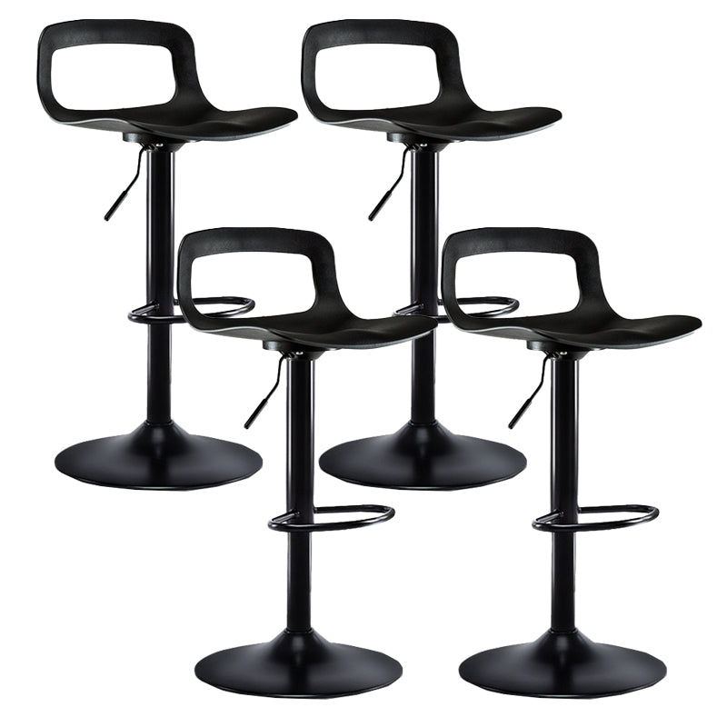 Industrial Style Bar-stool PP Seat with Swivel for Kitchen Bar