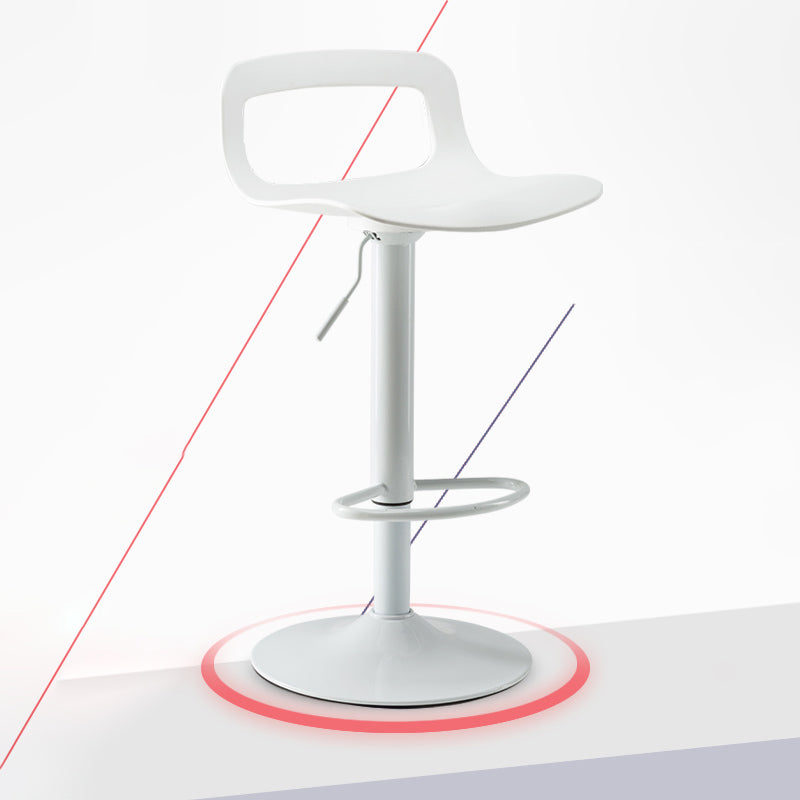 Industrial Style Bar-stool PP Seat with Swivel for Kitchen Bar