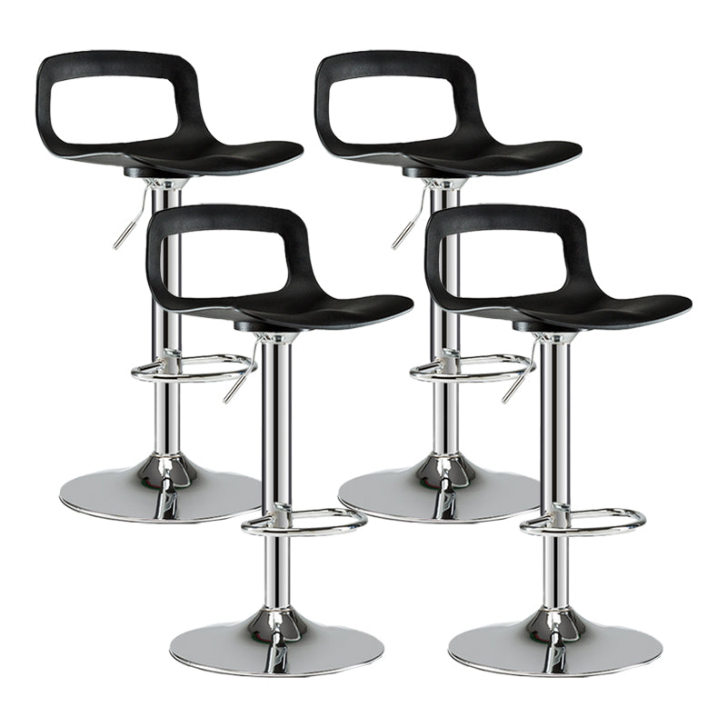 Industrial Style Bar-stool PP Seat with Swivel for Kitchen Bar