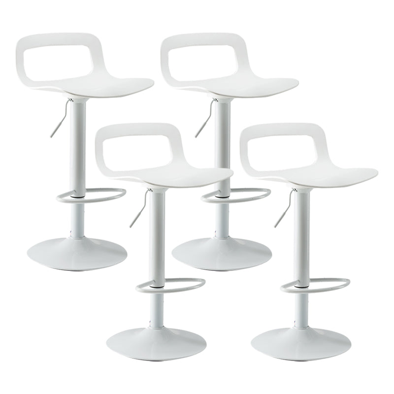 Industrial Style Bar-stool PP Seat with Swivel for Kitchen Bar