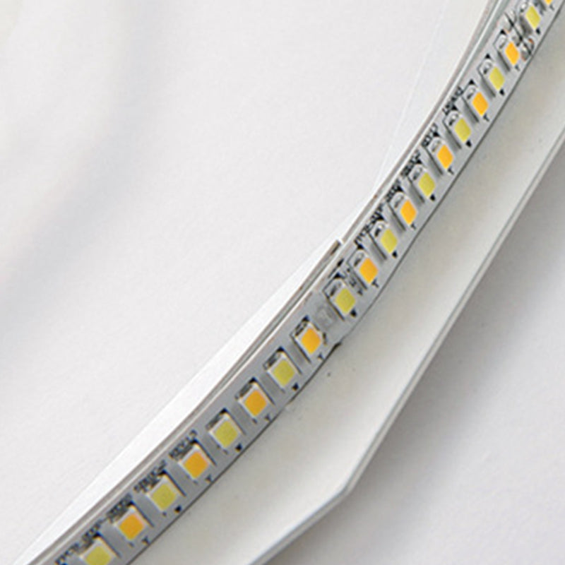 Simplicité LED Pendante luminaire de drop lampe à chute géométrique avec ombre acrylique