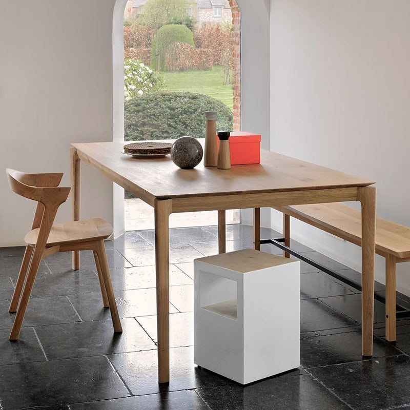 Pine Massivholz 4-Fuß Möbel Einfachheitstil Esstisch für Zuhause