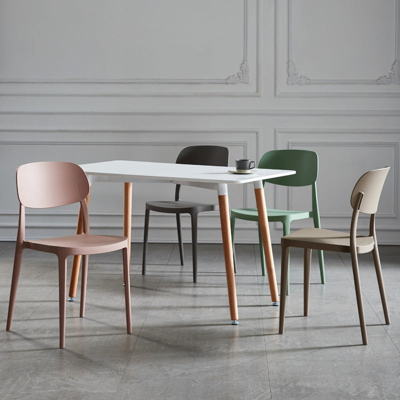 Contemporary Dining and Accent Chairs Indoor-Outdoor Open Back Dining Chair