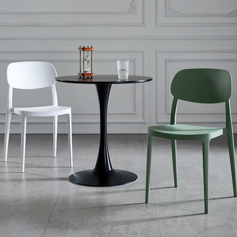 Contemporary Dining and Accent Chairs Indoor-Outdoor Open Back Dining Chair