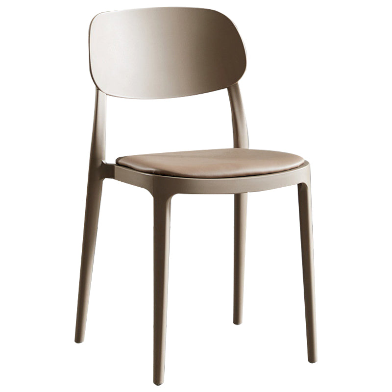 Contemporary Dining and Accent Chairs Indoor-Outdoor Open Back Dining Chair