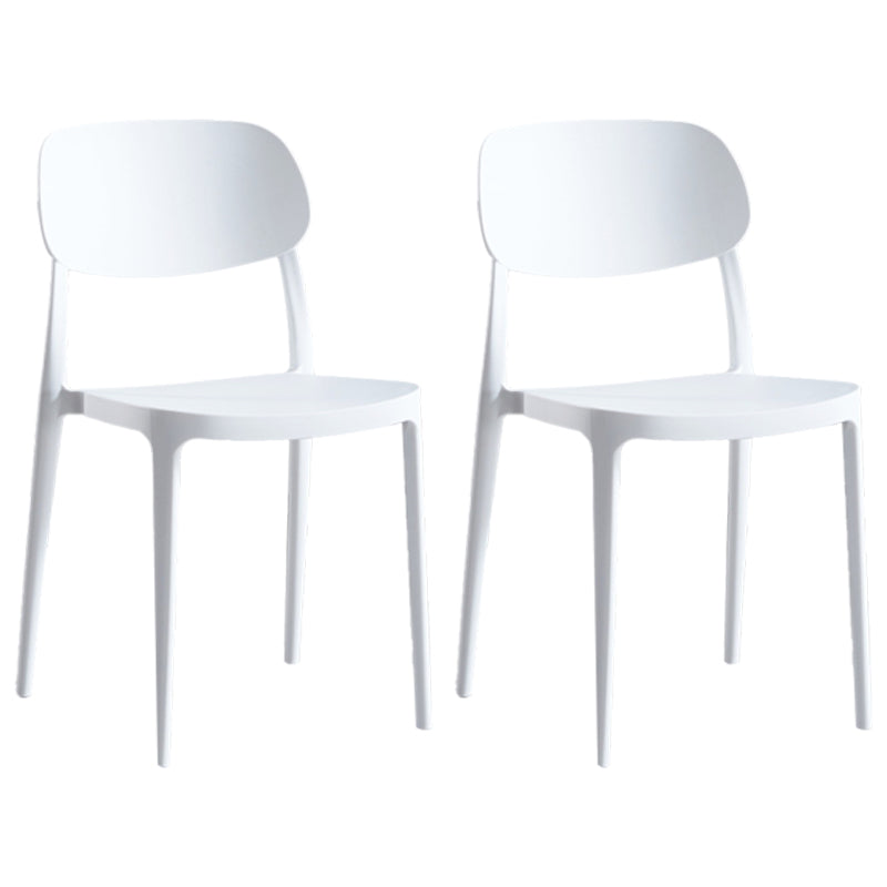 Contemporary Dining and Accent Chairs Indoor-Outdoor Open Back Dining Chair