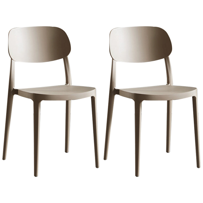 Contemporary Dining and Accent Chairs Indoor-Outdoor Open Back Dining Chair