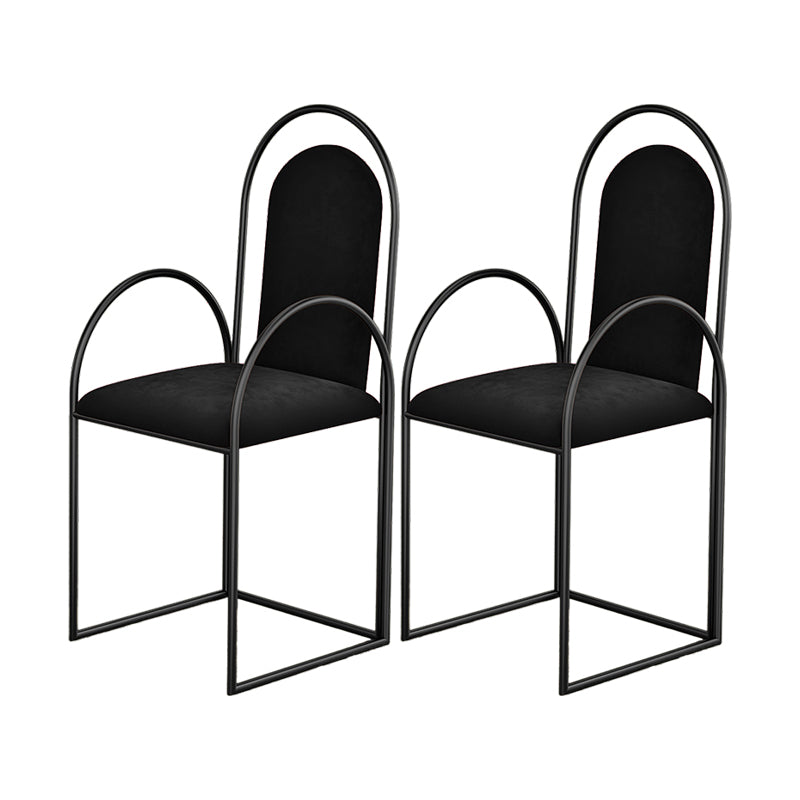 El comedor del metal de Glam preside el sillón lateral tapizado para el uso en el hogar