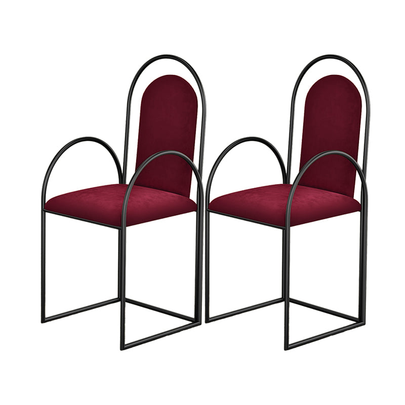El comedor del metal de Glam preside el sillón lateral tapizado para el uso en el hogar