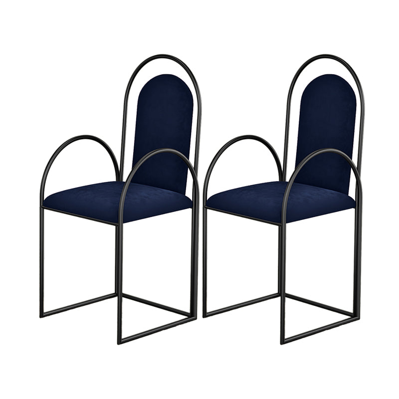 El comedor del metal de Glam preside el sillón lateral tapizado para el uso en el hogar