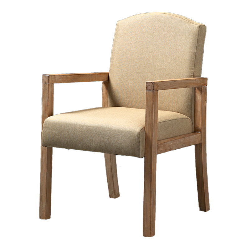 Contemporary Dining and Accent Chairs Matte Finish Parsons Arm Chair