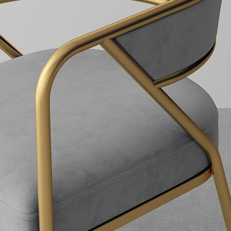 Glam Velvet eetkamerstoelen metalen eetkamerstoelstoel voor restaurantgebruik