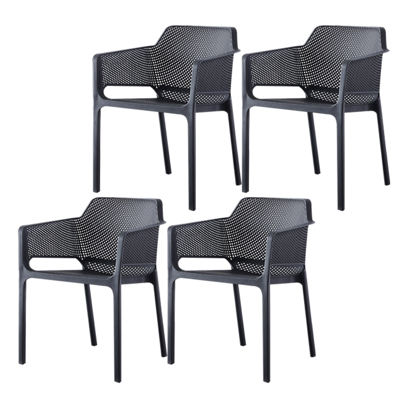 Skandinavischer Plastikküche Esszimmer Sessel fester Rückenstuhl