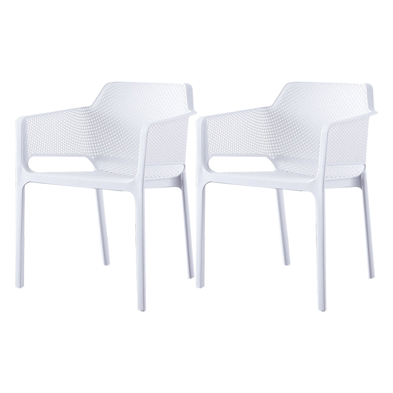 Skandinavischer Plastikküche Esszimmer Sessel fester Rückenstuhl