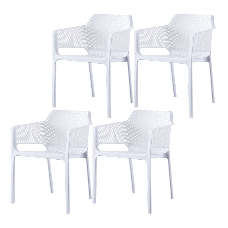 Skandinavischer Plastikküche Esszimmer Sessel fester Rückenstuhl