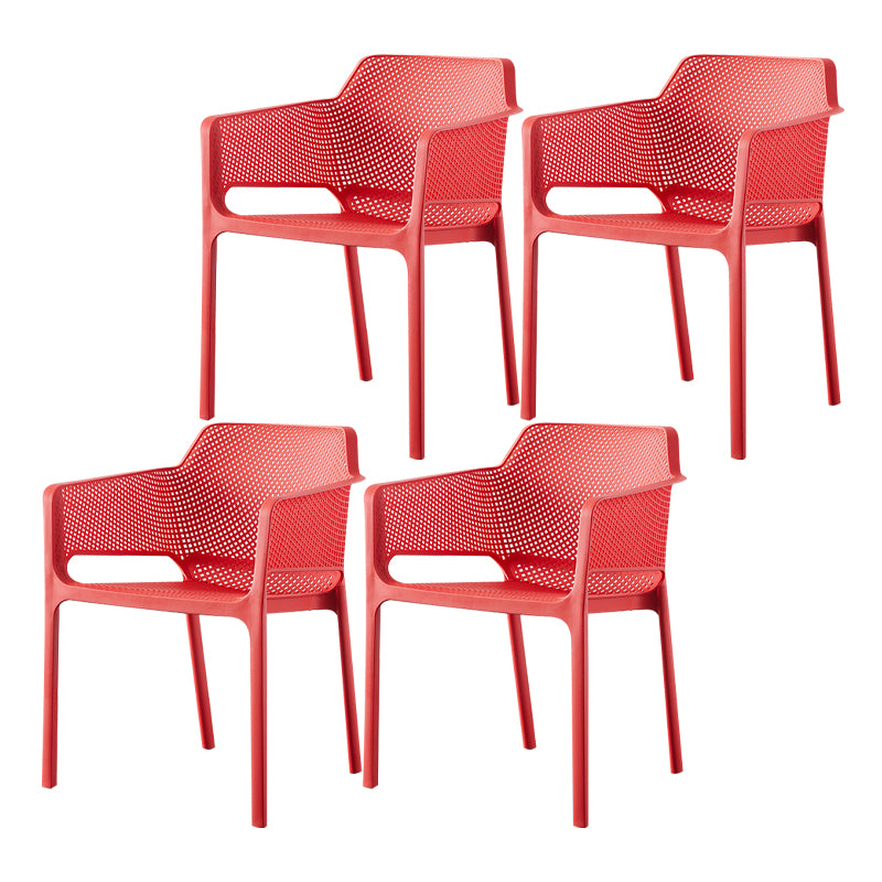Skandinavischer Plastikküche Esszimmer Sessel fester Rückenstuhl