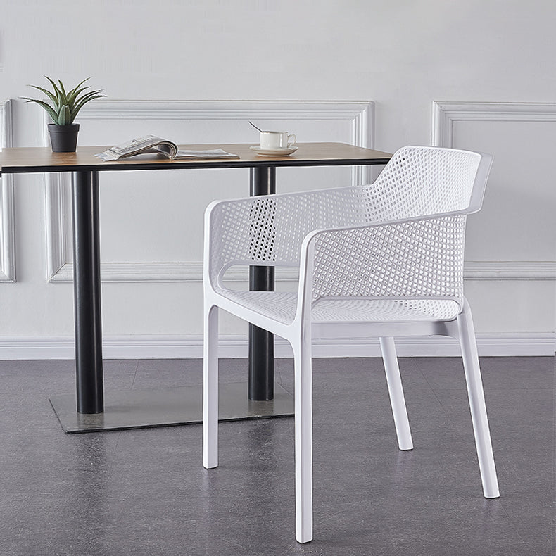 Skandinavischer Plastikküche Esszimmer Sessel fester Rückenstuhl