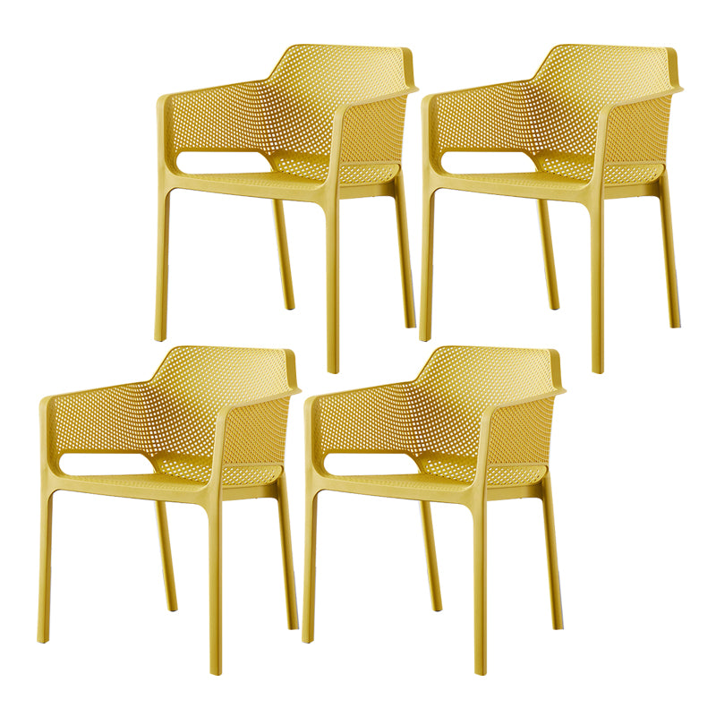 Skandinavischer Plastikküche Esszimmer Sessel fester Rückenstuhl