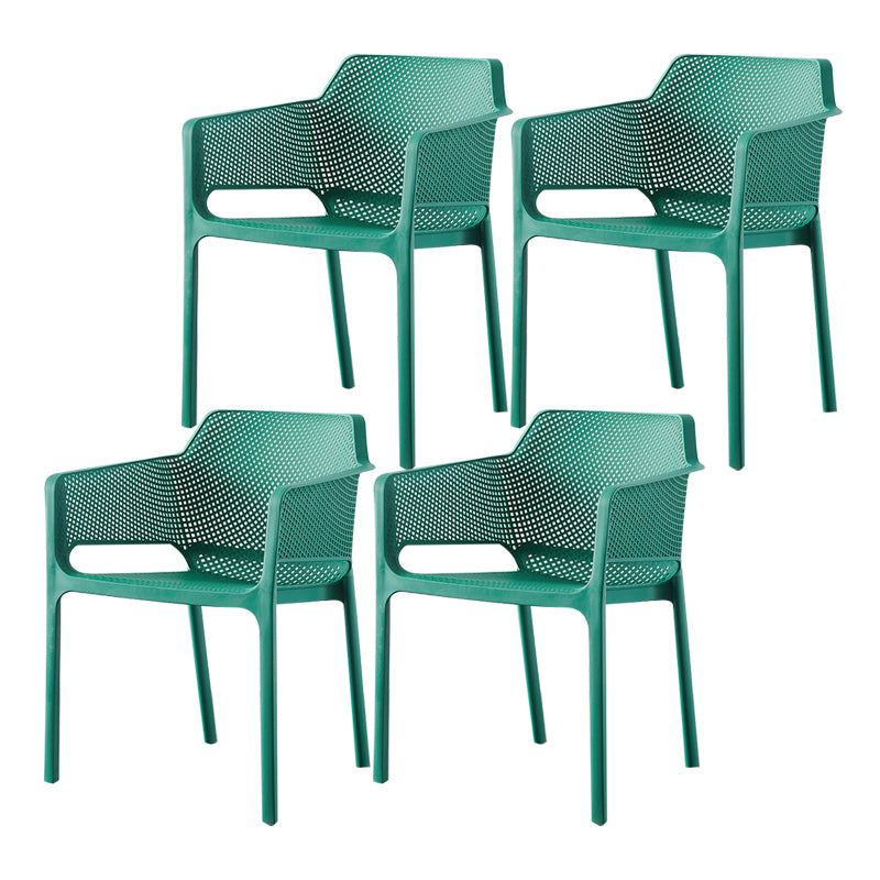 Skandinavischer Plastikküche Esszimmer Sessel fester Rückenstuhl
