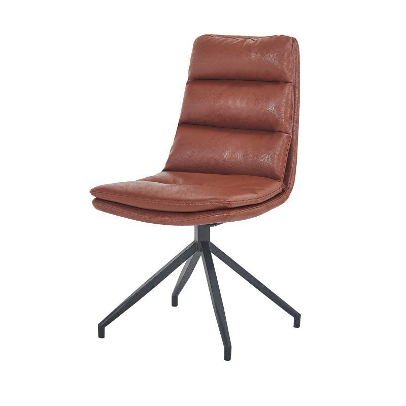 Chaises de salle à manger sans bras contemporaines, finition mate, chaise latérale Parsons pour brasserie