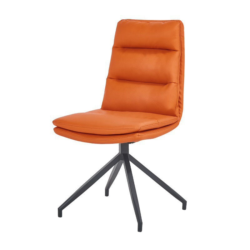 Chaises de salle à manger sans bras contemporaines, finition mate, chaise latérale Parsons pour brasserie