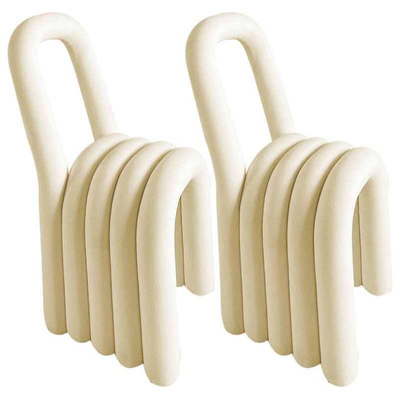 Silla auxiliar de comedor de terciopelo moderno, silla de comedor con respaldo abierto y acabado mate para cocina