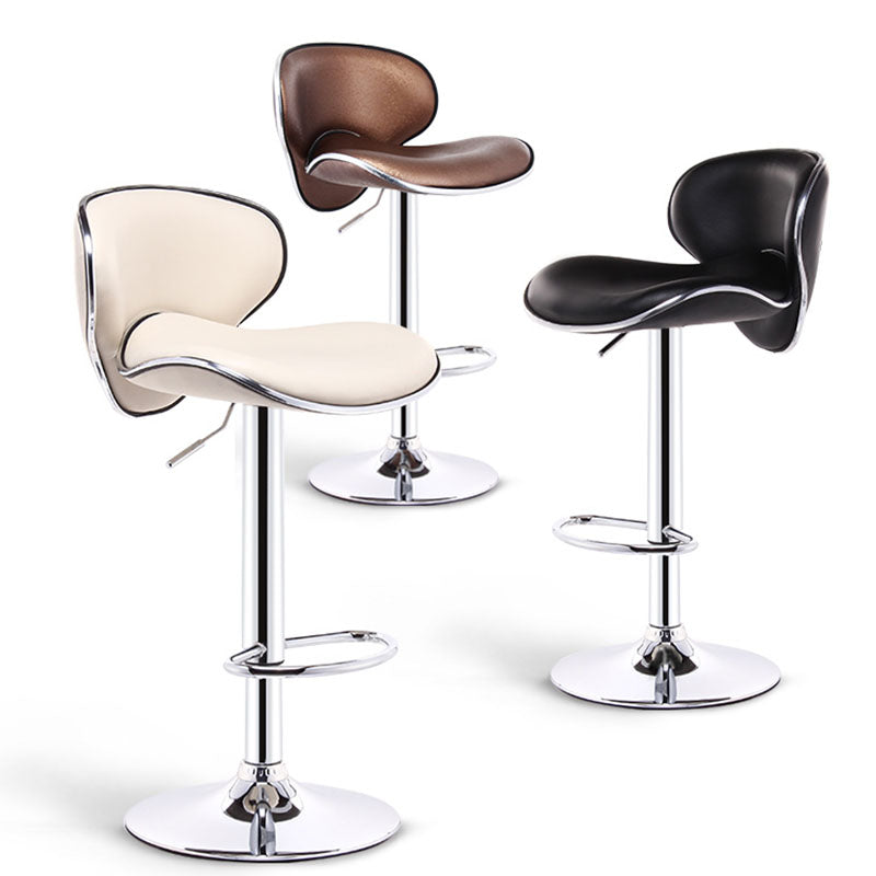 Industrial Style Bar-Pool Metal Bein Leder-Eimer-Sitz für Küchenbar