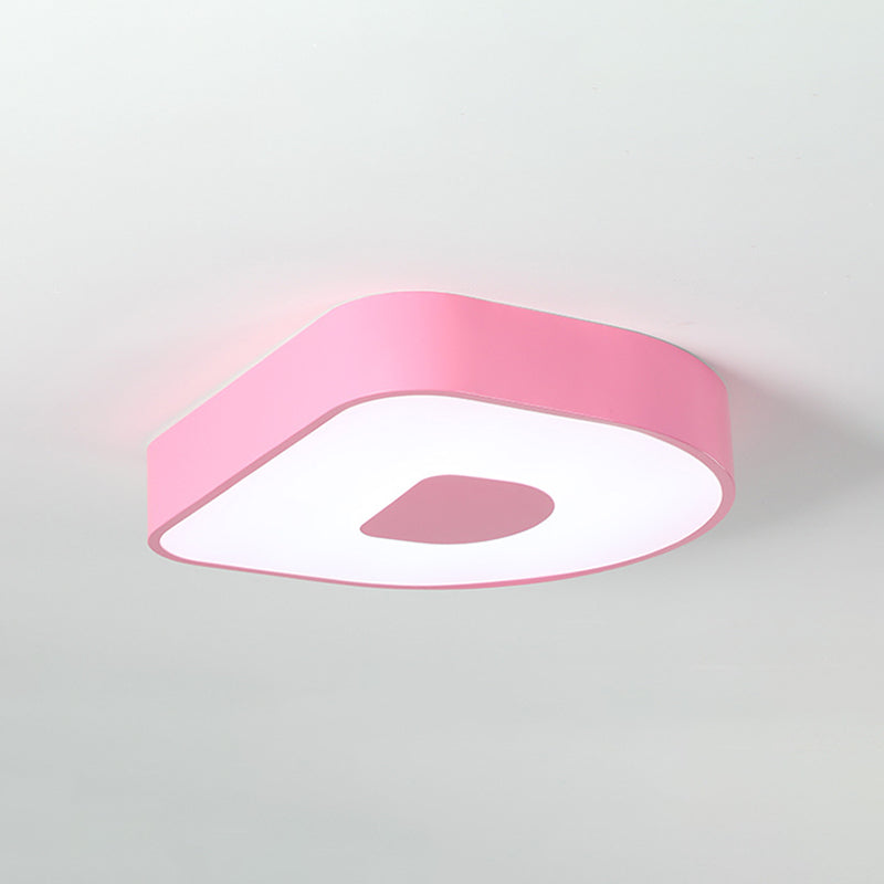 Metal Geometric Shape Flush Ceiling Light Modern Style Multi Lights Flush Mount Lighting