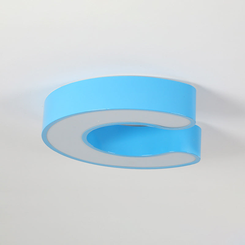 Metal Geometric Shape Flush Ceiling Light Modern Style Multi Lights Flush Mount Lighting