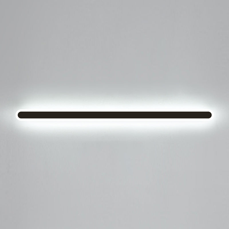 Lampes murales linéaires de style moderne métal 1 éclairage mural clair