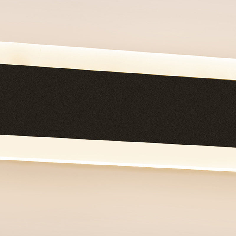 Lampes murales linéaires de style moderne métal 1 éclairage mural clair