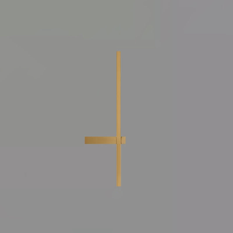 1 Light Linear Wall Mounted Lamps Modern Style Metal Wall Sconces