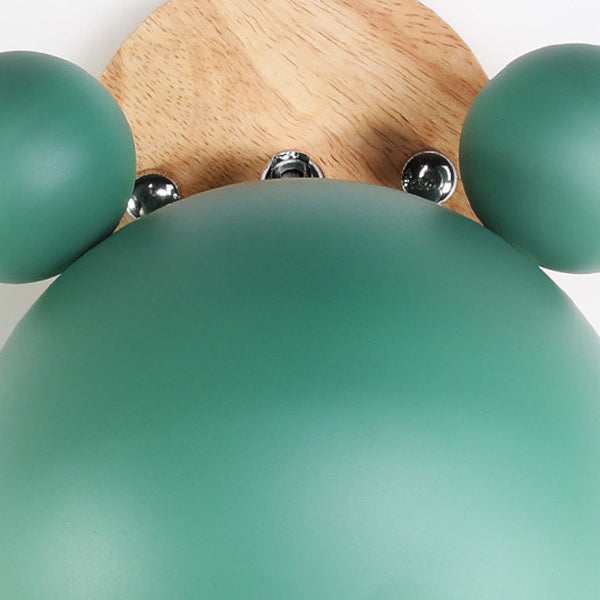 Macaron nordici moderni per pareti di metallo unico Luce a parete singola a parete singola