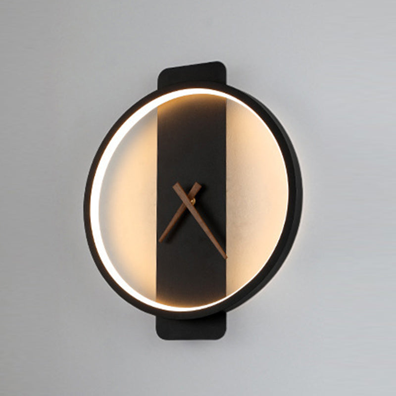 Metal Geometric Sconce Lights Modern Style 1 Light Wall Lighting Fixtures