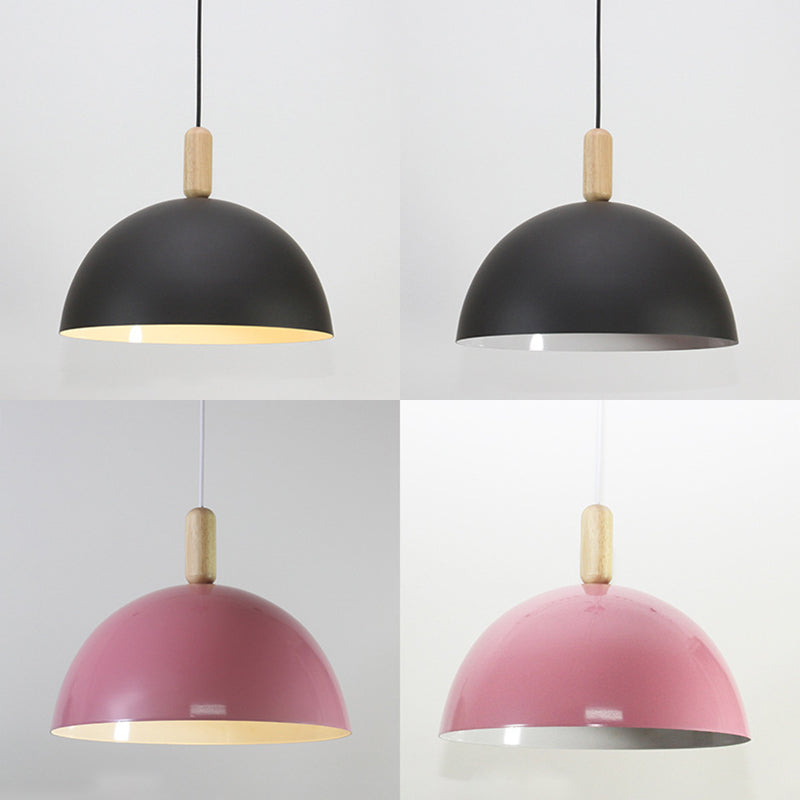 Kegelform hängende Beleuchtung moderner Metall 1 Licht Anhängerlampe für den Kindergarten