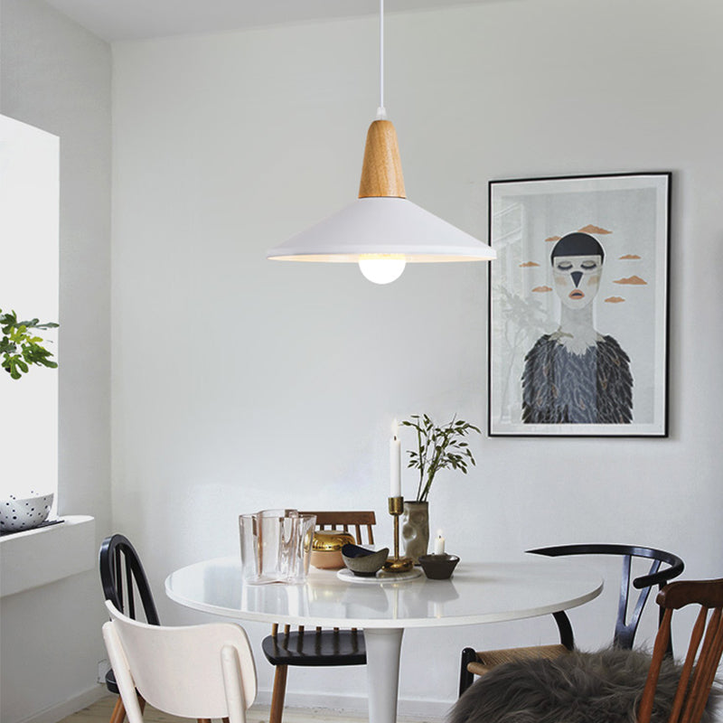 1 pendentif léger suspendu de style macaron moderne Éclairage suspendu pour le salon