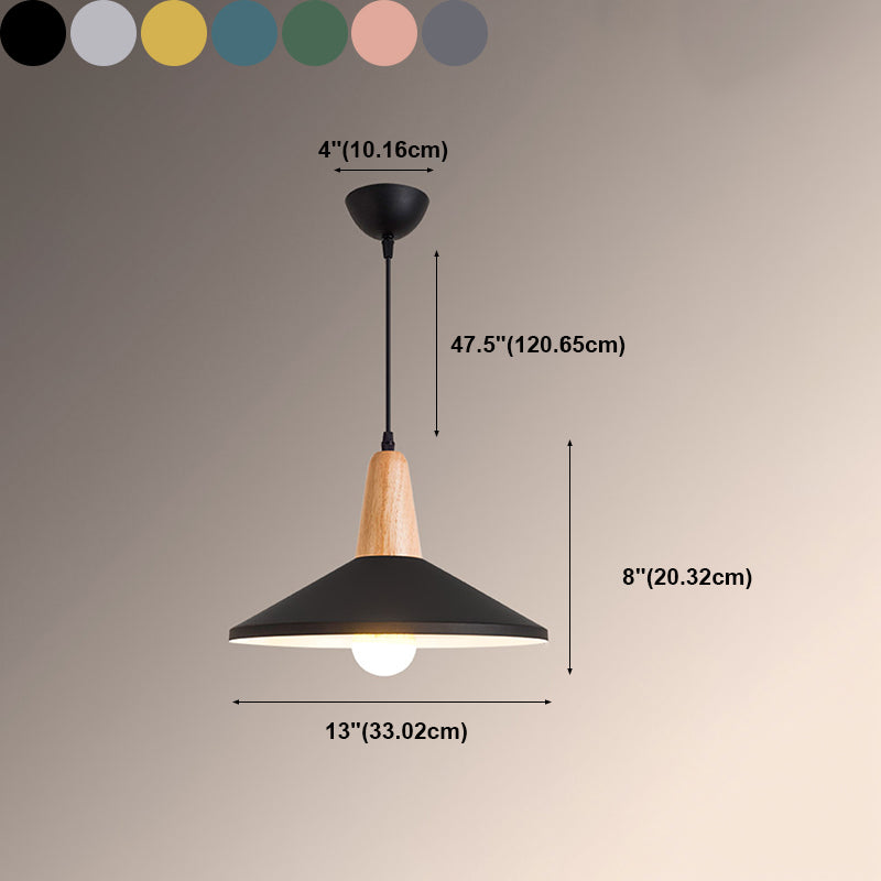 1 pendentif léger suspendu de style macaron moderne Éclairage suspendu pour le salon