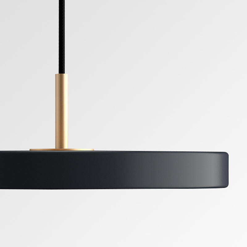 Forme circulaire de style moderne Hanging Light Metal 1 Light Hanging Lamping for Restaurant