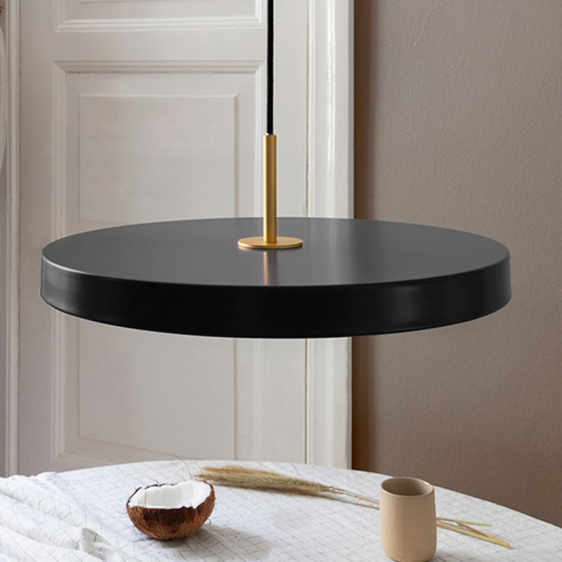 Forme circulaire de style moderne Hanging Light Metal 1 Light Hanging Lamping for Restaurant