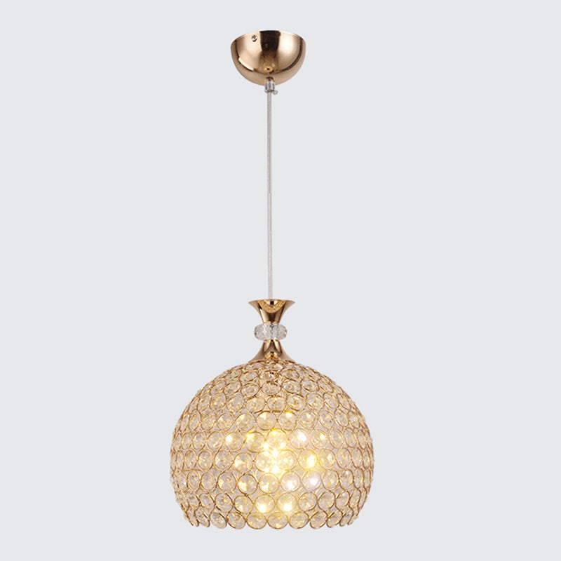 Luminaire suspendu moderniste à lampe en forme de dôme pour le couloir