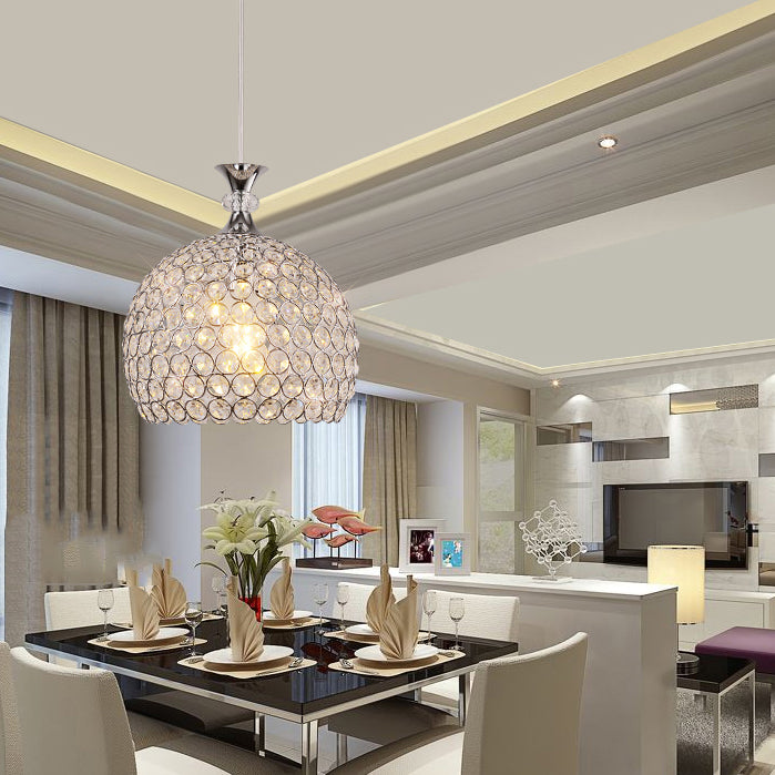 Luminaire suspendu moderniste à lampe en forme de dôme pour le couloir