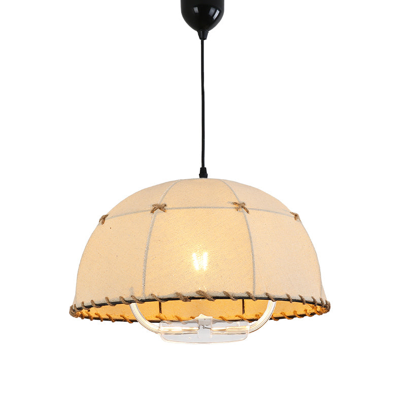 Einziehbarer anheizt leicht asiatischer Bambus 1 Kopf Droplampe für Esszimmer