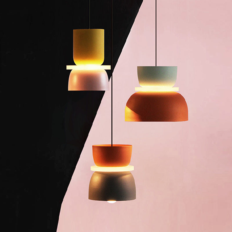 Macaron Bloblocking Spender Lamp Metal 1 Sospensione Luce Light per soggiorno