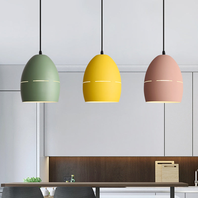 Luminaire de lampe à chute en forme de dôme multicolore