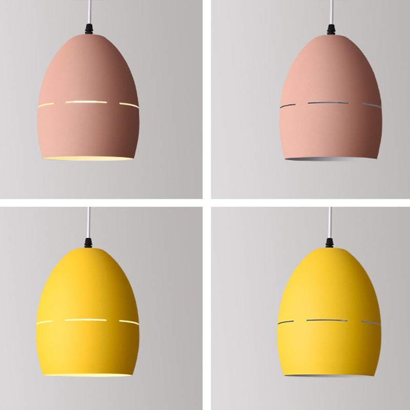 Luminaire de lampe à chute en forme de dôme multicolore