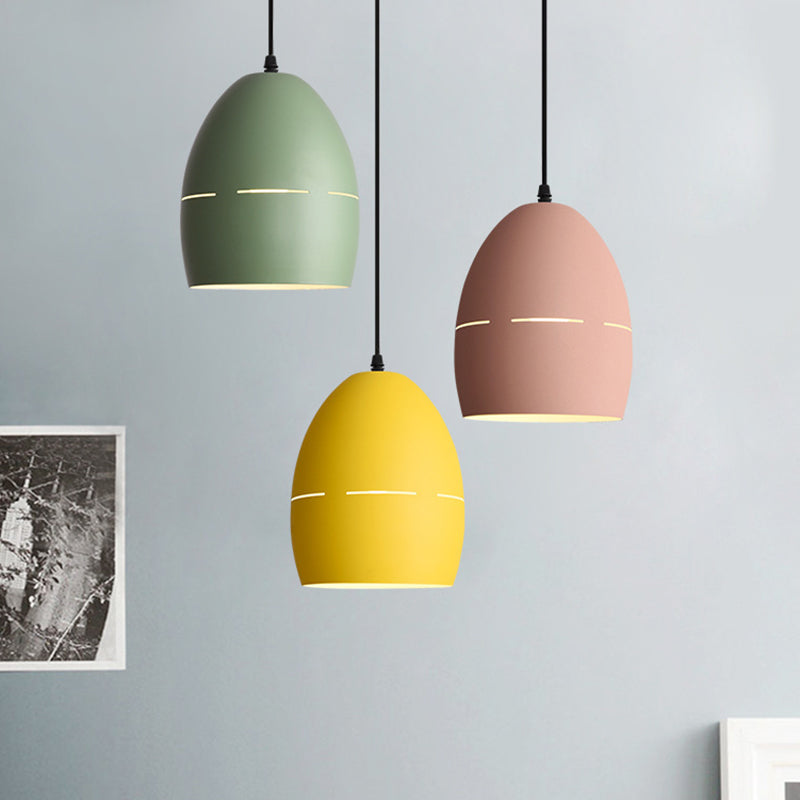 Luminaire de lampe à chute en forme de dôme multicolore