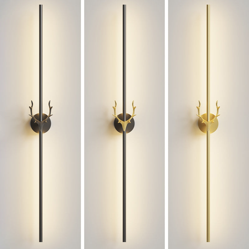 Lumière murale en métal de style moderne Minimaliste de bande LED LED GALCE LEUR POUR LA CHAMBRE