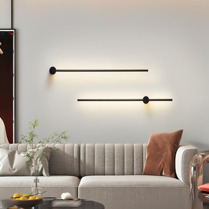 Moup de montant à bande longue lumière simple, application murale de surface LED simple pour le couloir