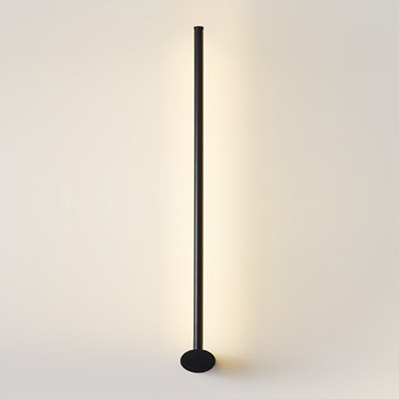 Moup de montant à bande longue lumière simple, application murale de surface LED simple pour le couloir