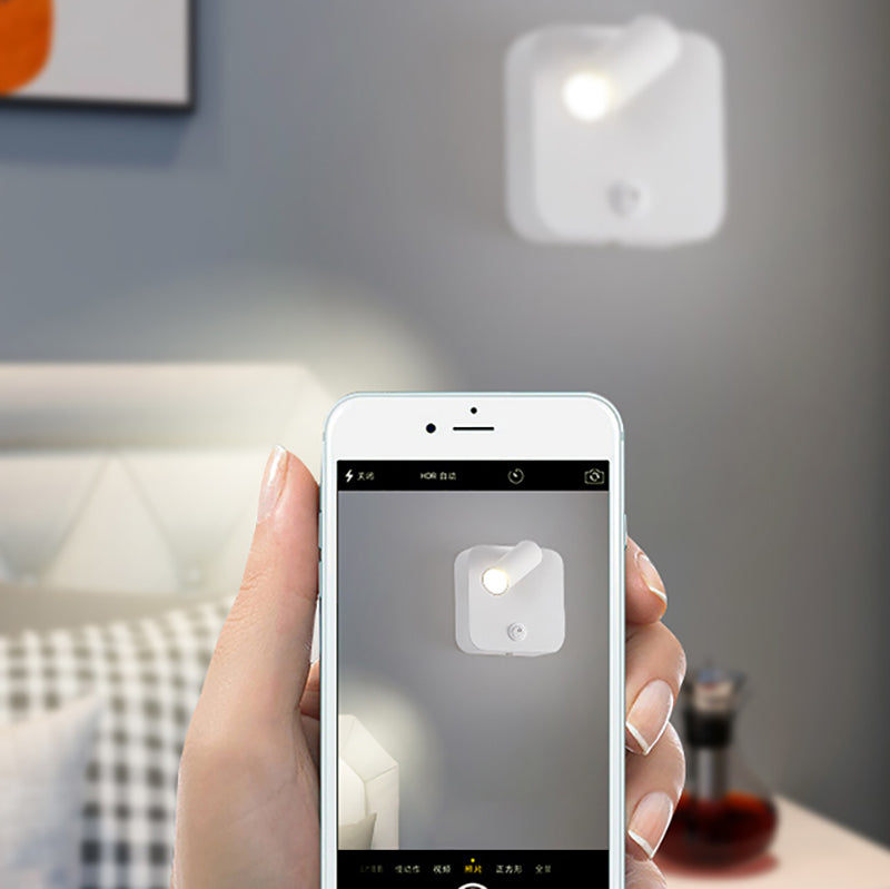 Luminaire d'applique LED Simplicité Litoire de lecture du mur métallique pour chambre à coucher